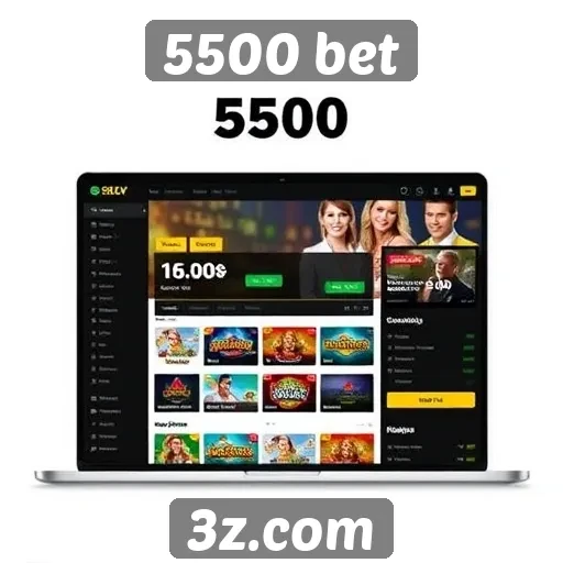 Resenha do design e usabilidade do site 5500 bet