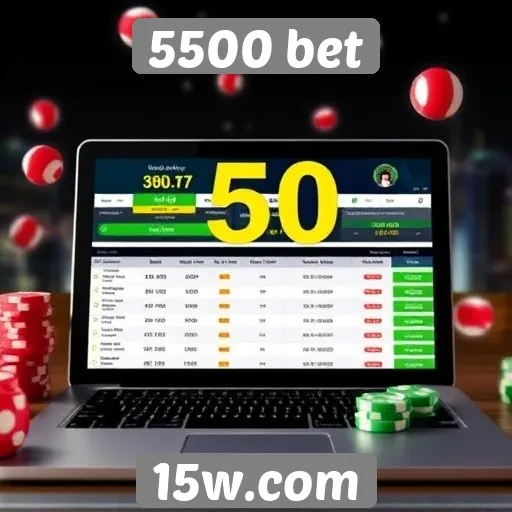 Análise das funcionalidades do site 5500 bet